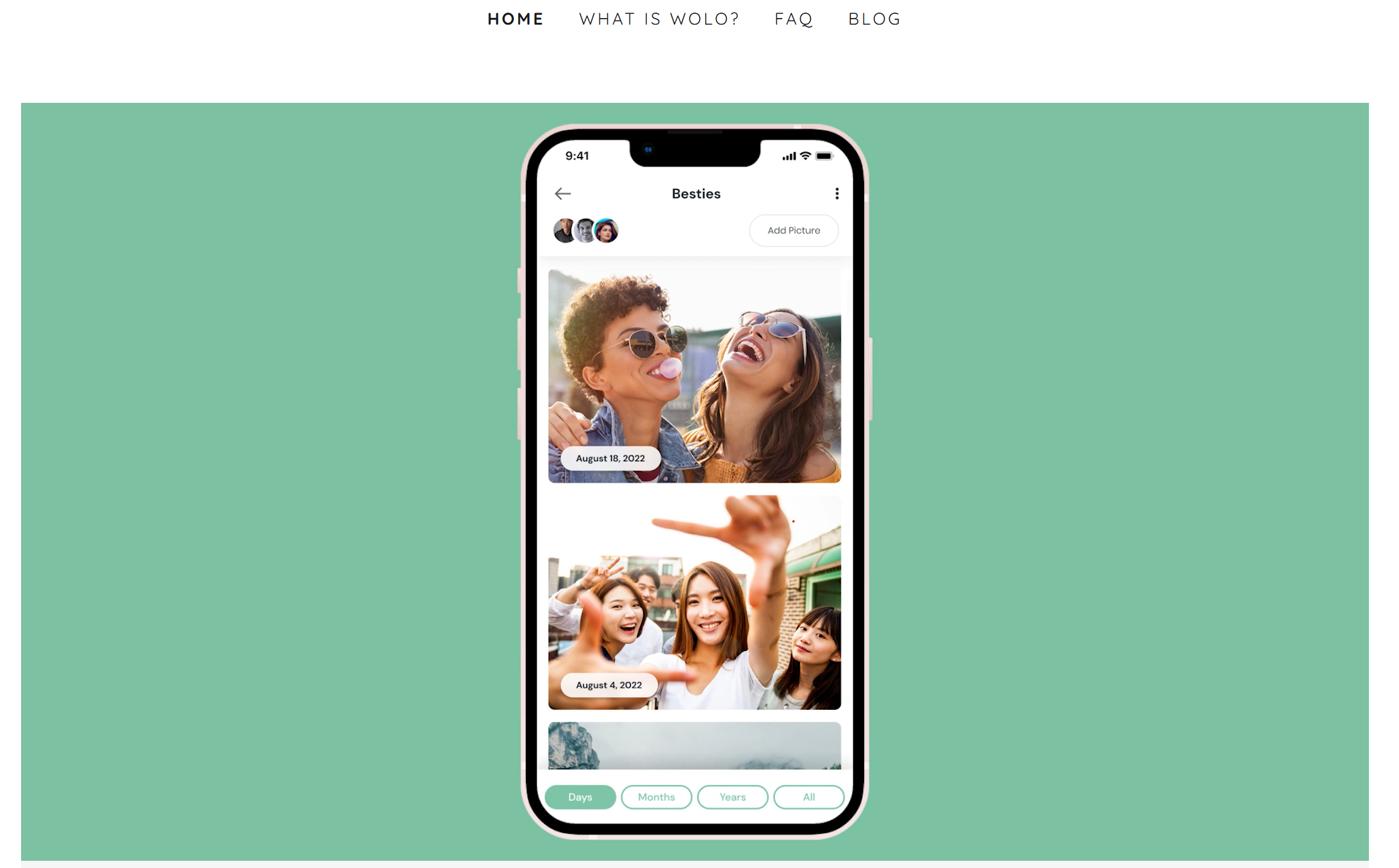 WOLO - Daily Photo Sharing App