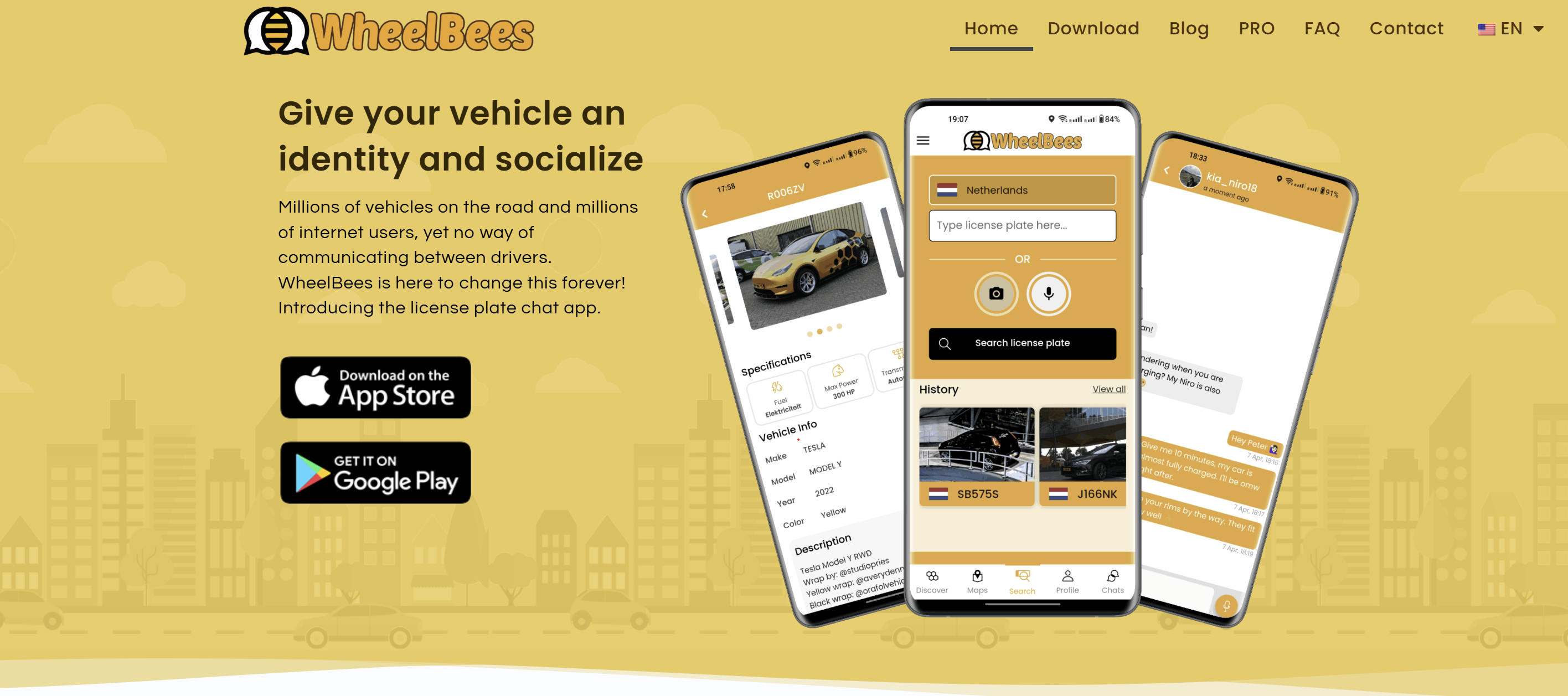 Wheelbees - App for Car Enthusiasts